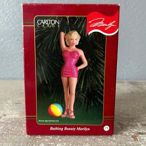 Vintage Carlton Cards Marilyn Monroe "Bathing Beauty Marilyn" Ornament